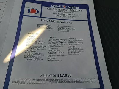 2020 GMC Terrain SLE