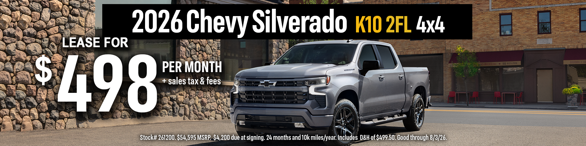 2026 Silverado lease
