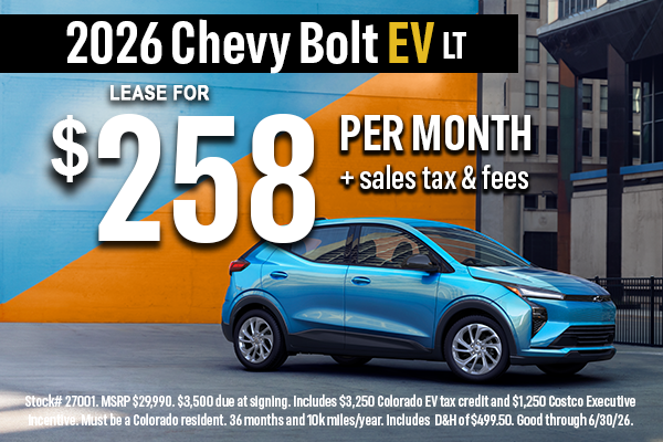 2026 Chevy Bolt EV