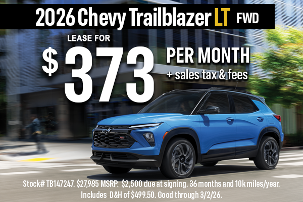 2026 Chevy Trailblazer